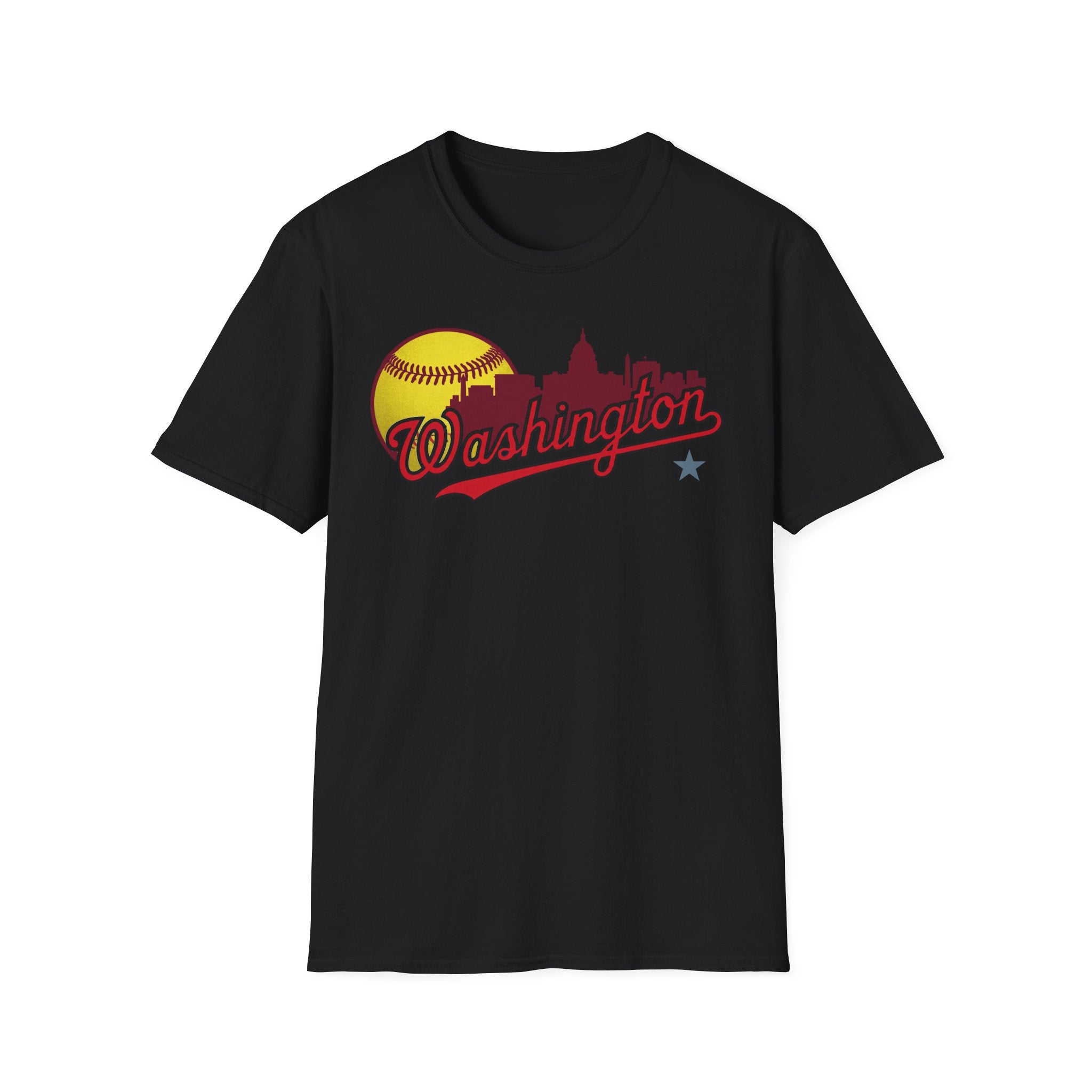Washington Baseball Tee 2026 - N1 - Colorful, printed on both the front and back.