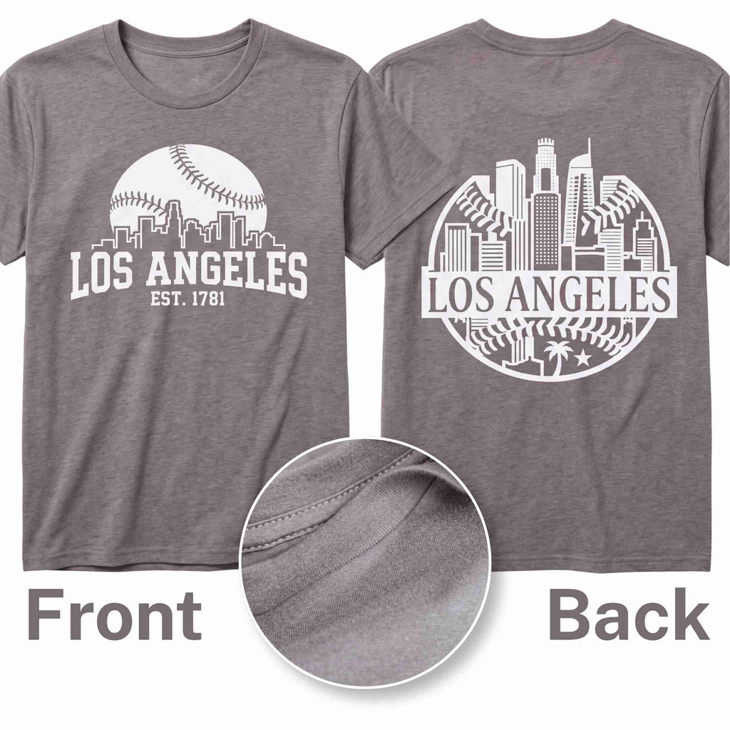 [ALL STATE] Baseball Tee 2026 - Los Angeles [Skyline] S Gray - GAMEDEI