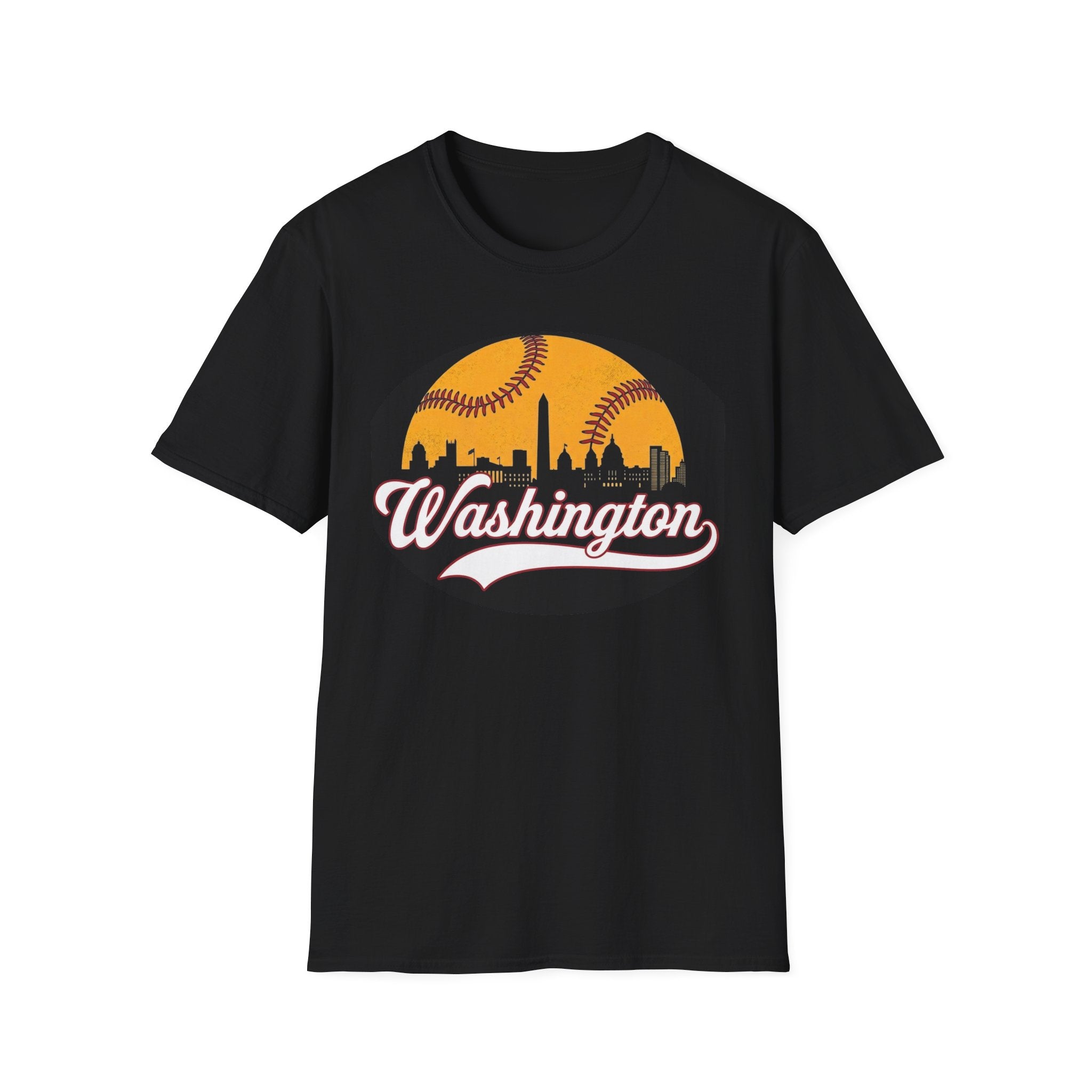 Washington Baseball Tee 2026 N2 - Colorful, printed on both the front and back.