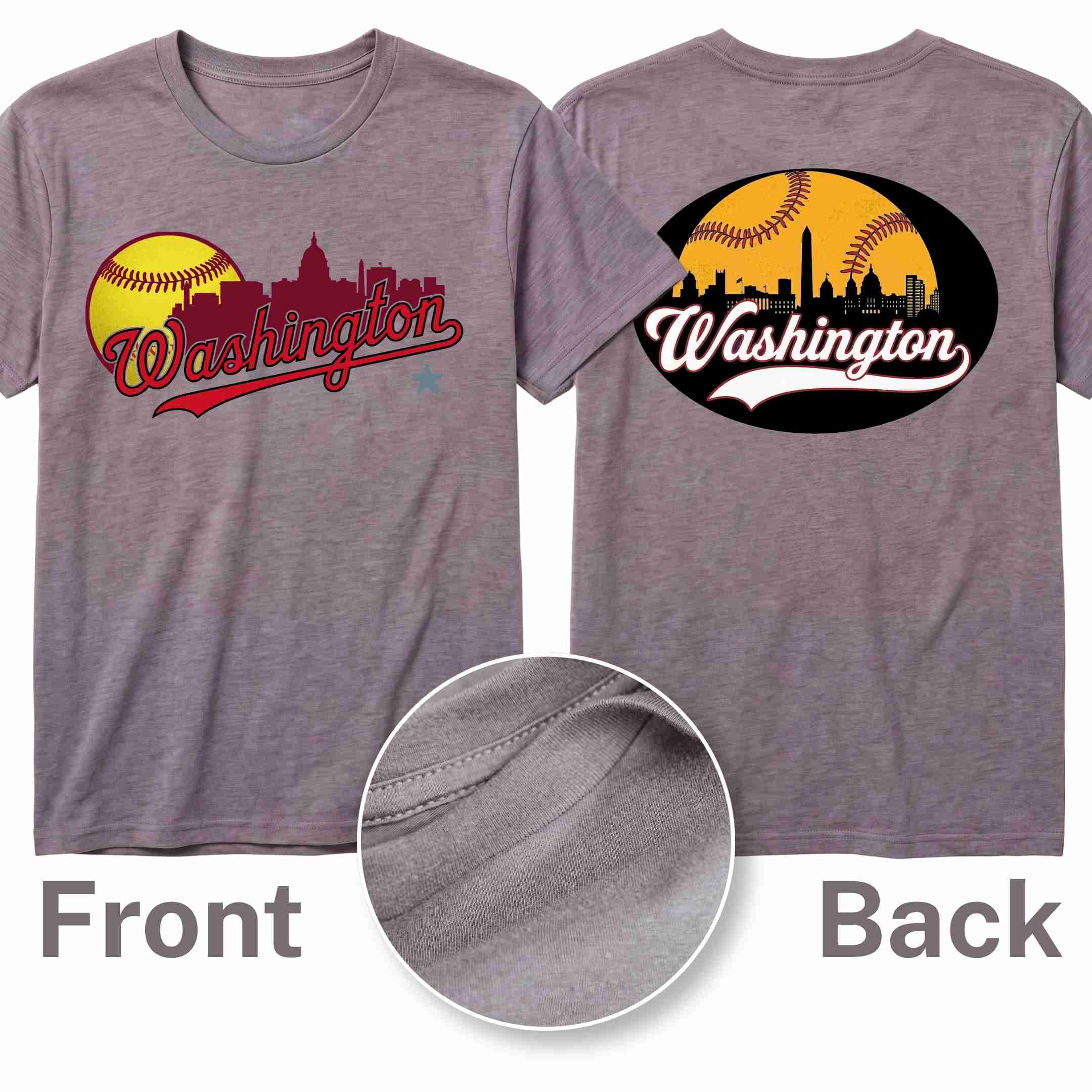 [ALL STATE] Baseball Tee 2026 - Washington N1 S Gray - GAMEDEI