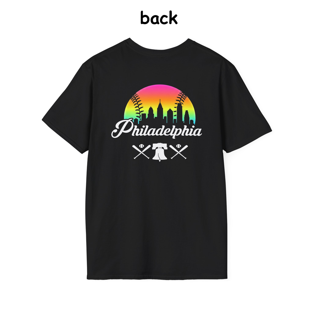Philadelphia NE Baseball Tee 2026 - Colorful, printed on both the front and back
