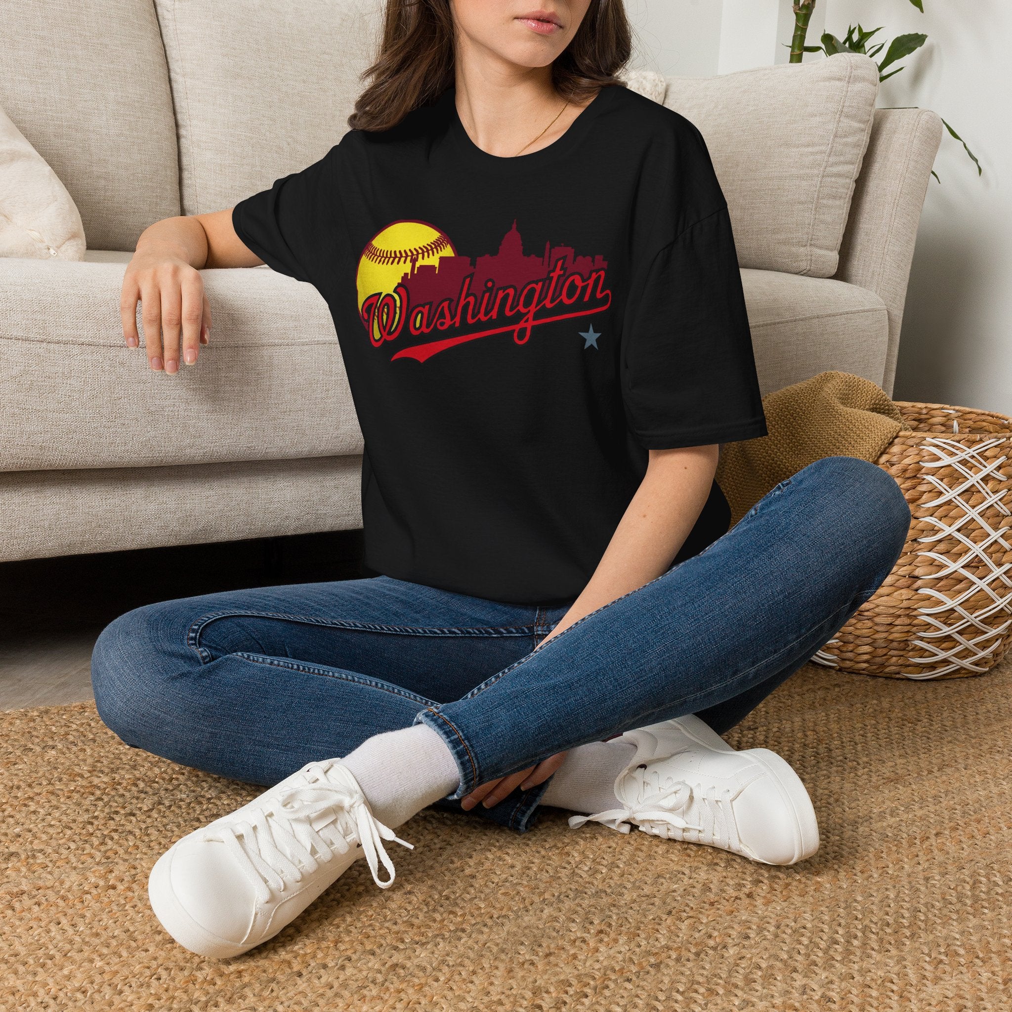 Washington Baseball Tee 2026 - N1 - Colorful, printed on both the front and back.
