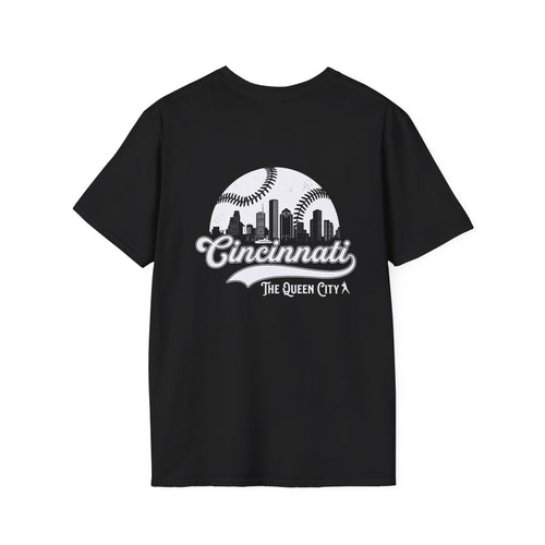 Cincinnati Baseball Tee 2026 - Colorful, printed on both the front and back.