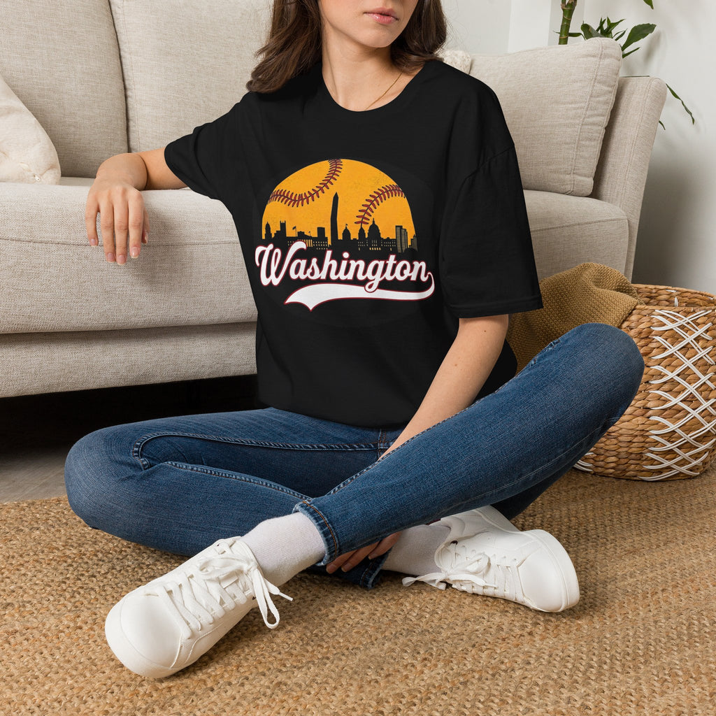 Washington Baseball Tee 2026 N2 - Colorful, printed on both the front and back.