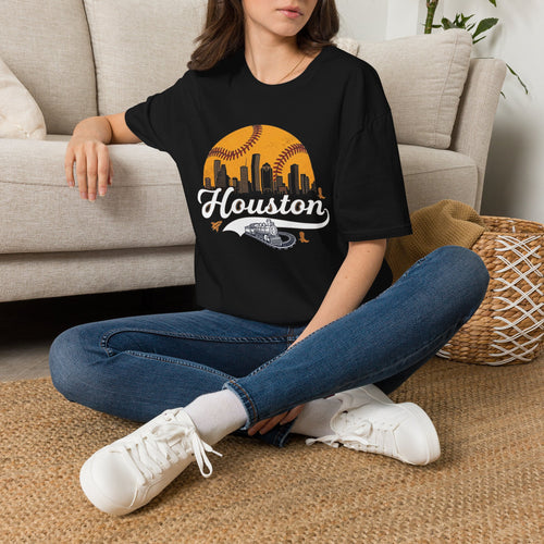 Houston Baseball Tee 2026 - Colorful, printed on both the front and back.