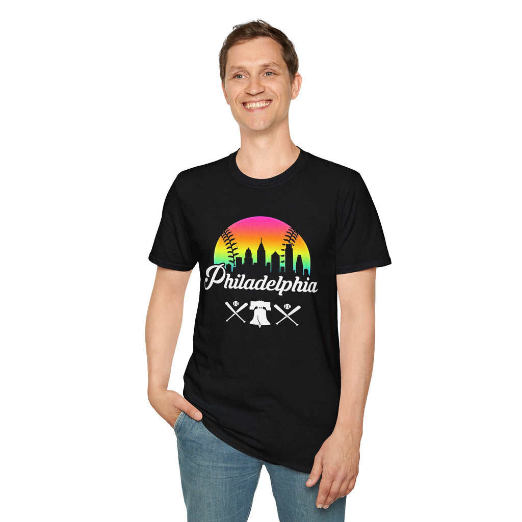 Philadelphia NE Baseball Tee 2026 - Colorful, printed on both the front and back
