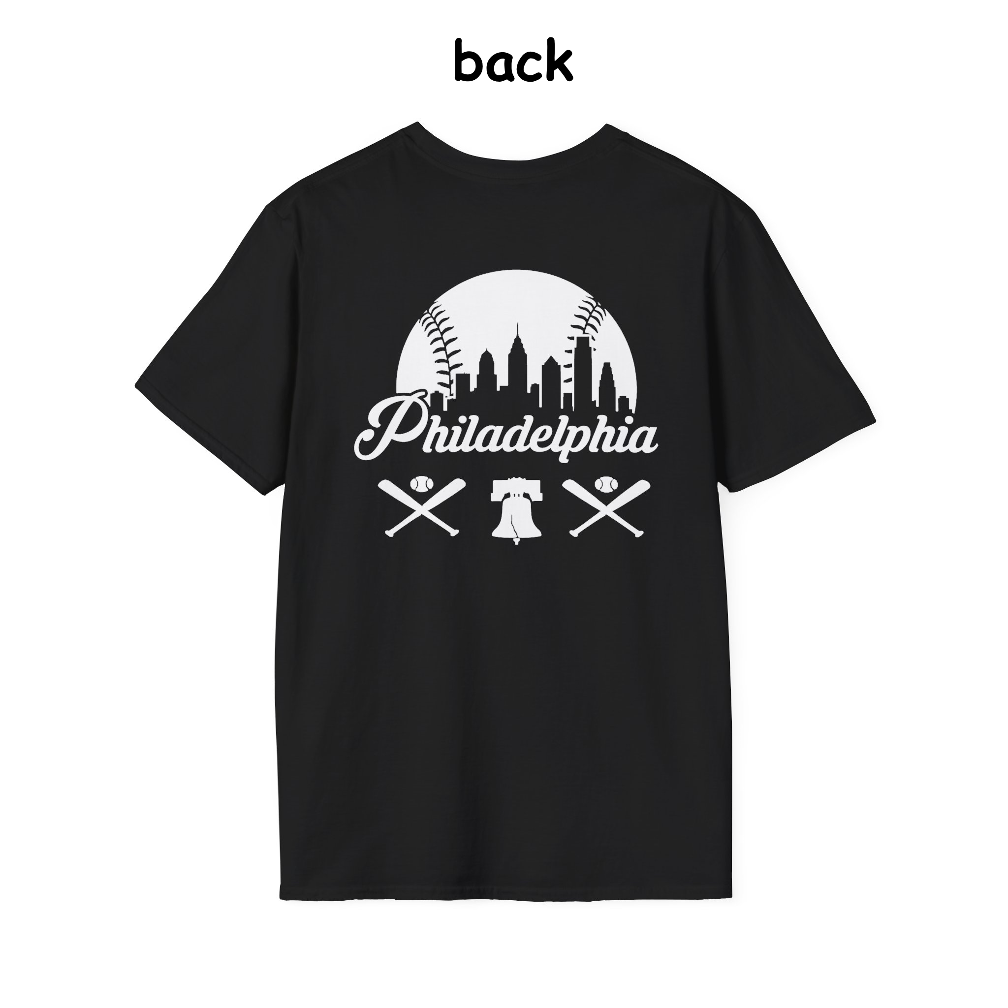 Philadelphia Baseball Tee 2026 - Colorful, printed on both the front and back.
