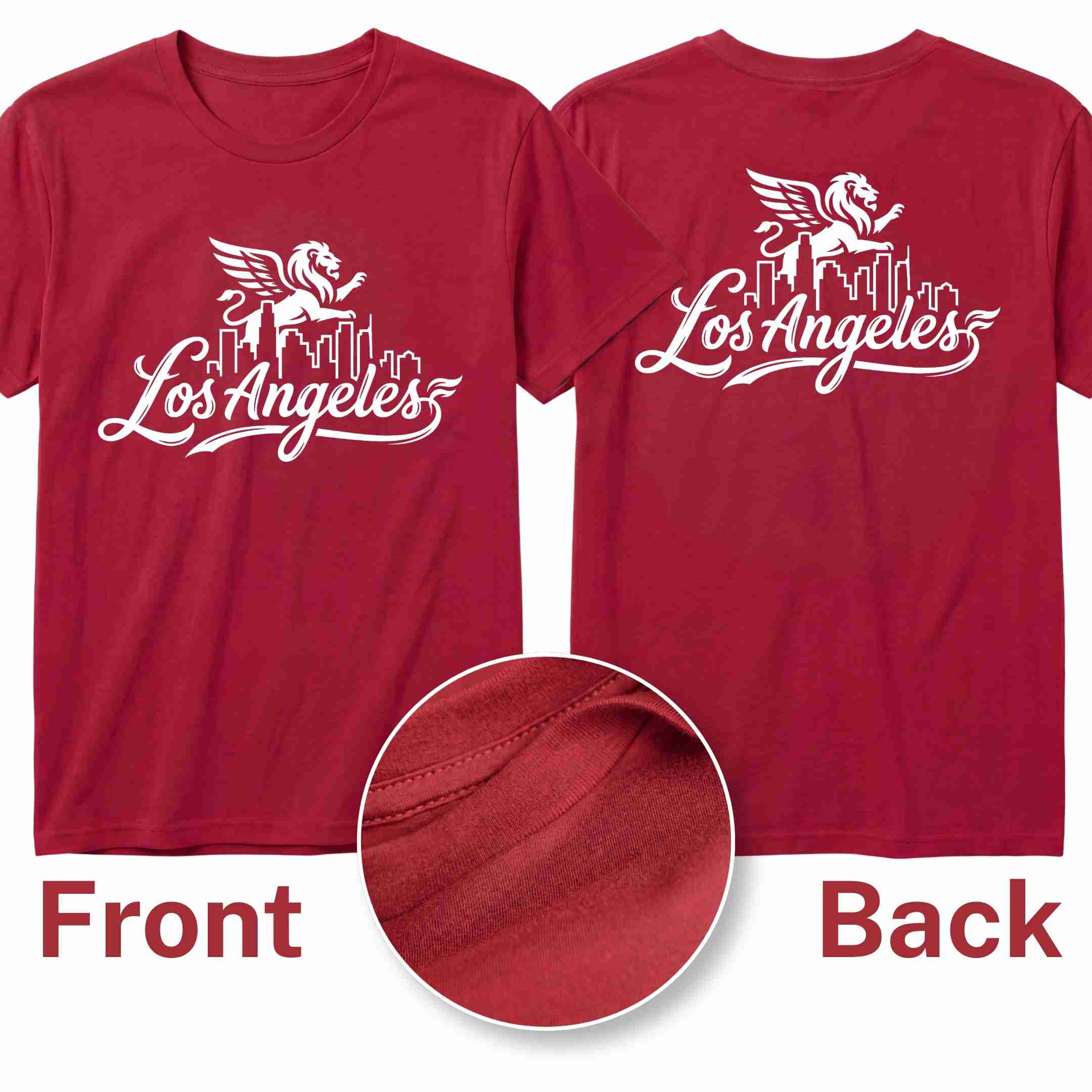[ALL STATE] Baseball Tee 2026 - Los Angeles [Winged Lion] S Red - GAMEDEI
