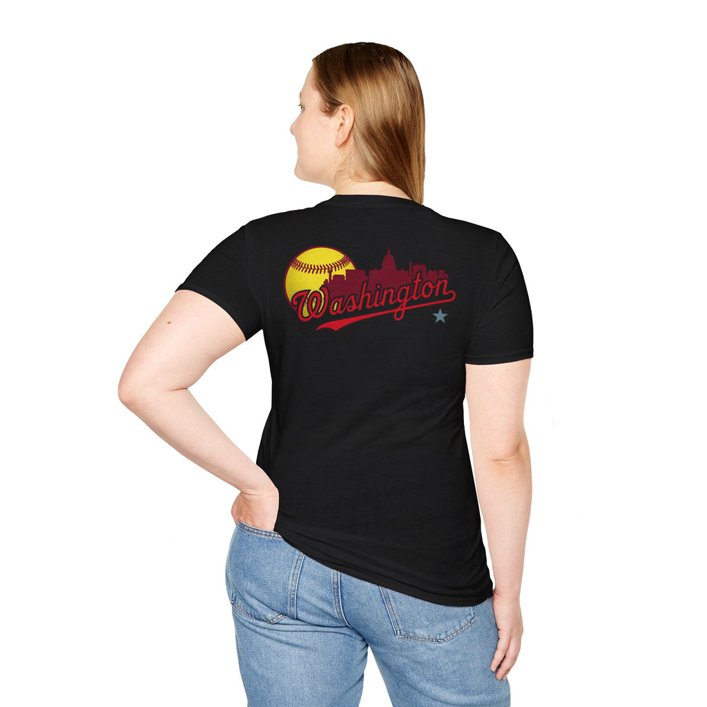 Washington Baseball Tee 2026 N2 - Colorful, printed on both the front and back.