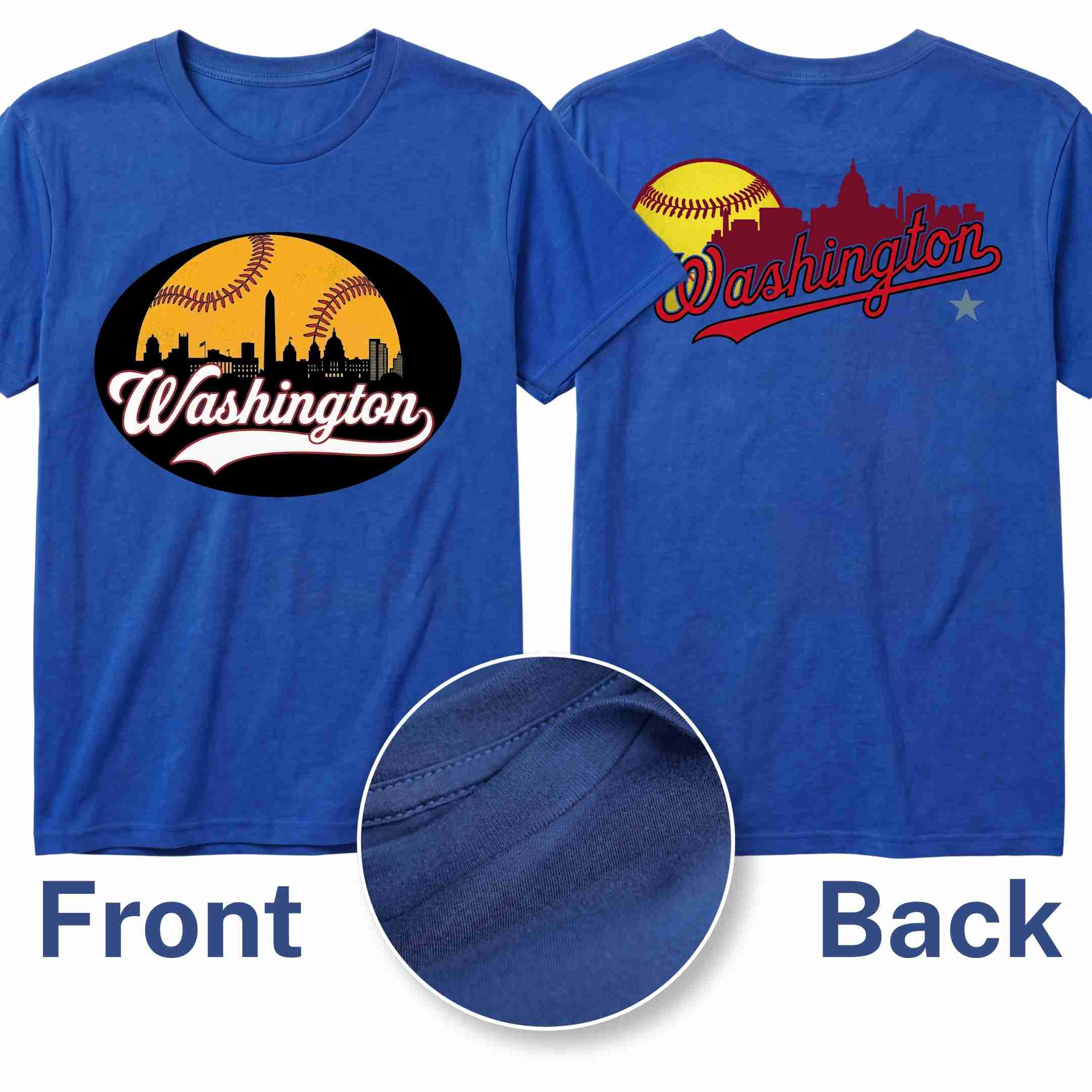 [ALL STATE] Baseball Tee 2026 - Washington N2 S Blue - GAMEDEI