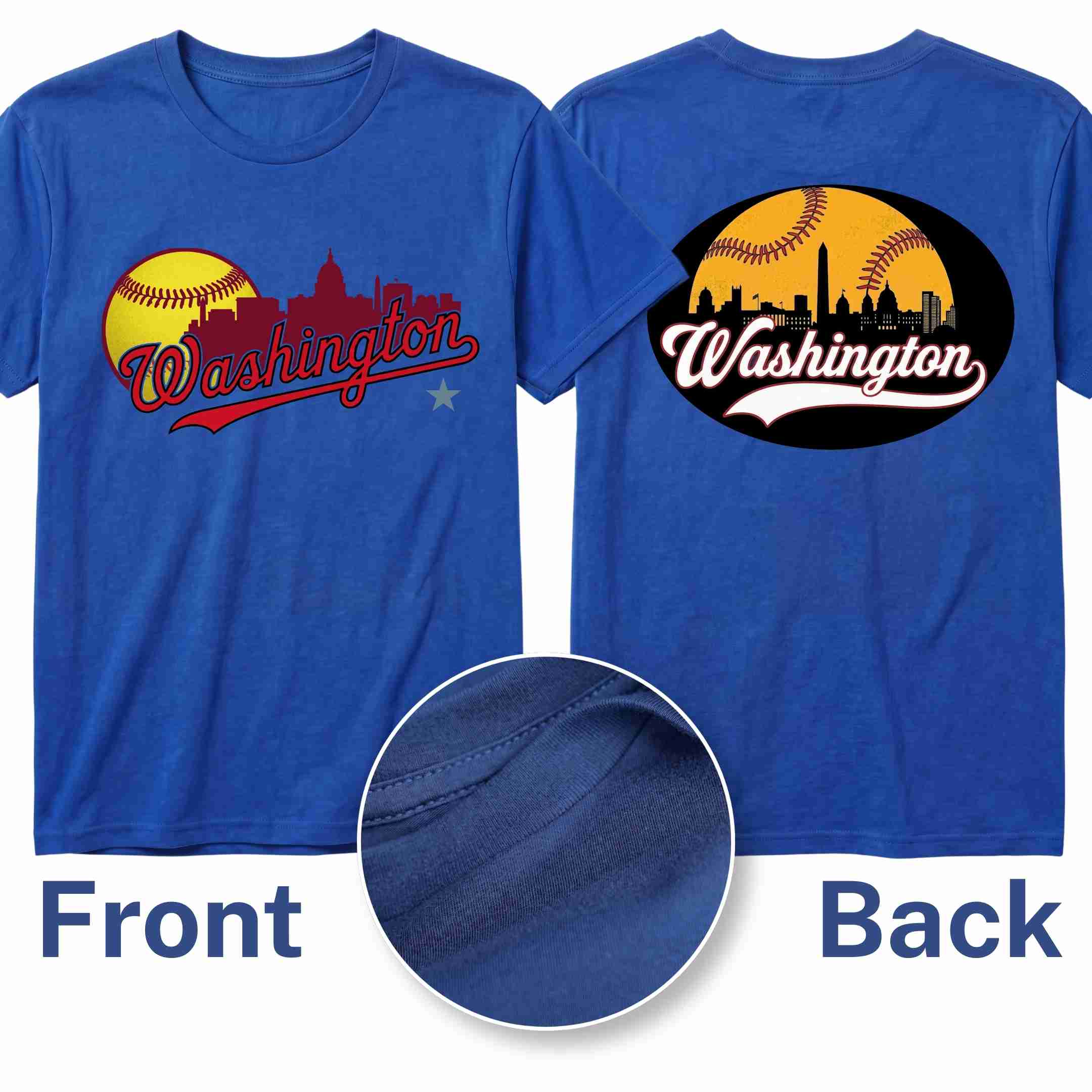 [ALL STATE] Baseball Tee 2026 - Washington N1 S Blue - GAMEDEI