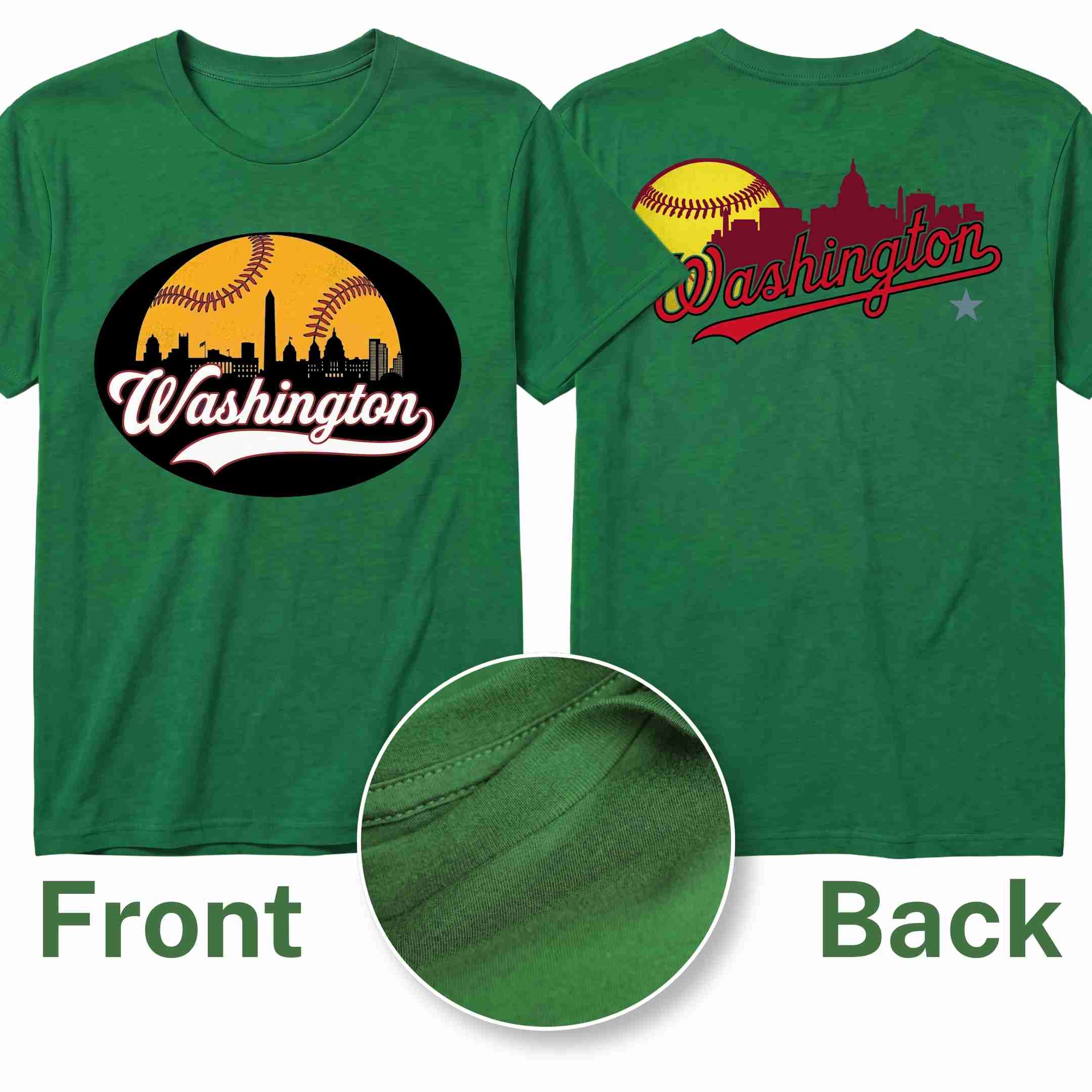 [ALL STATE] Baseball Tee 2026 - Washington N2 S Green - GAMEDEI