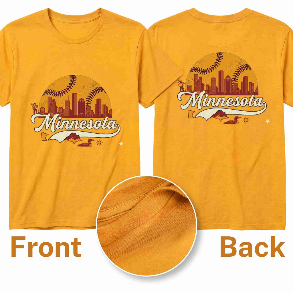 [ALL STATE] Baseball Tee 2026 - Washington N2 S Yellow - GAMEDEI
