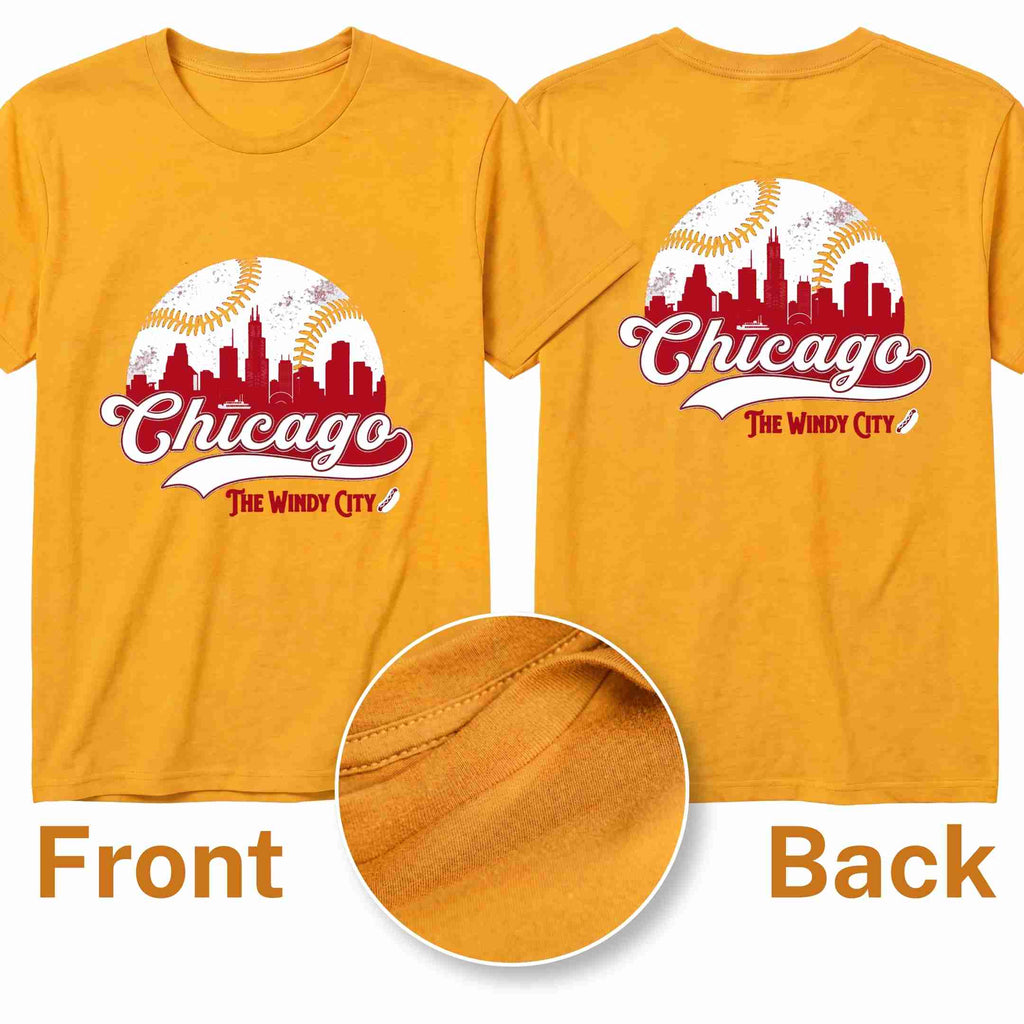 [ALL STATE] Baseball Tee 2026 - Washington N2 S Yellow - GAMEDEI