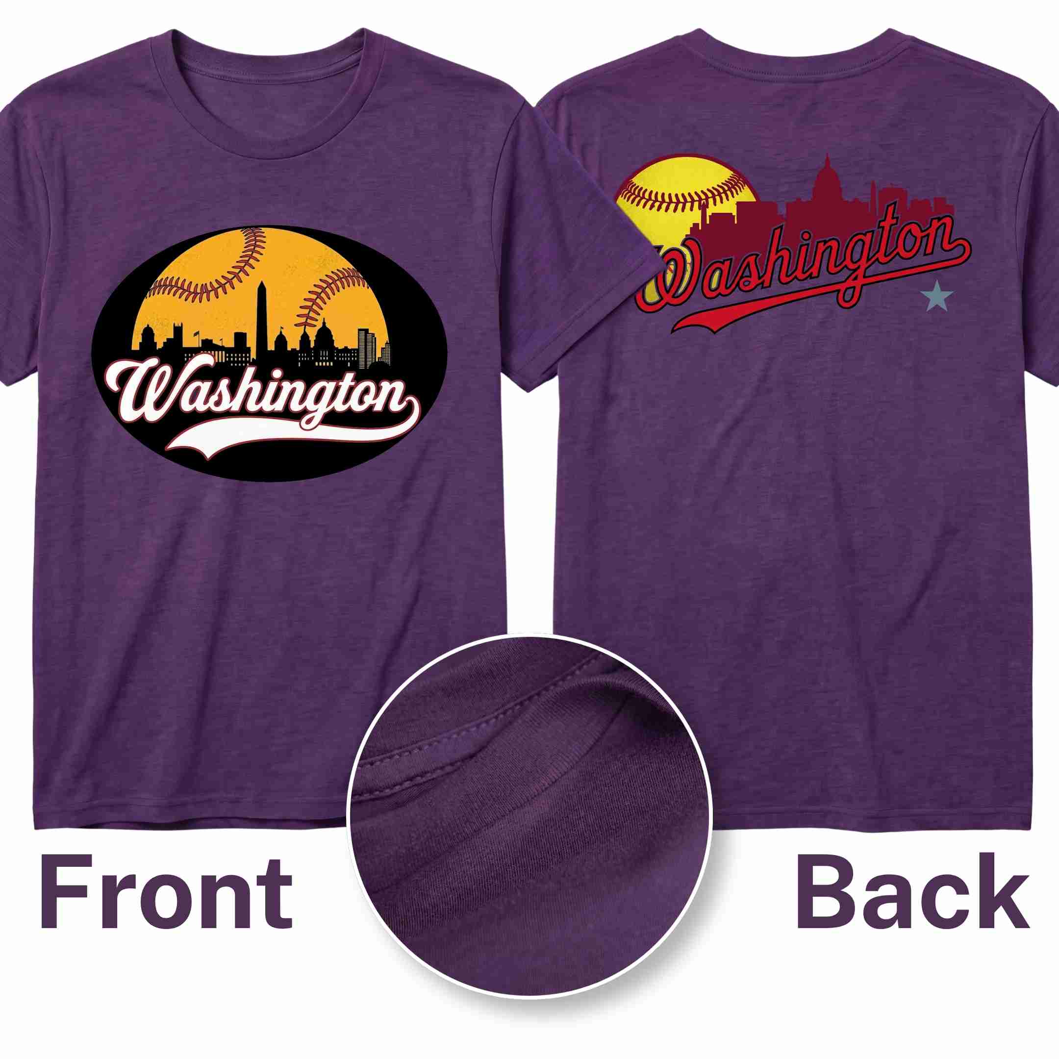 [ALL STATE] Baseball Tee 2026 - Washington N2 S Purple - GAMEDEI