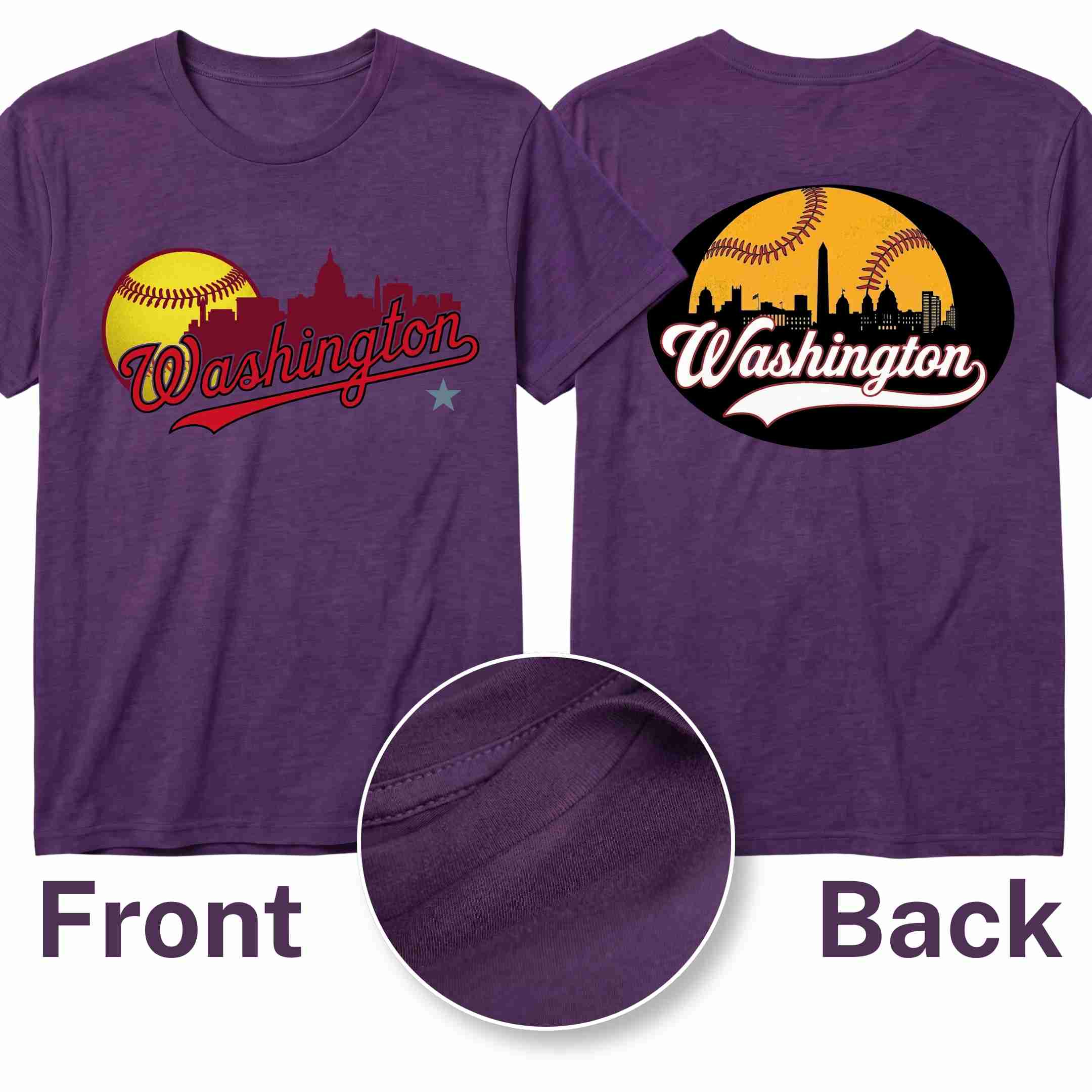 [ALL STATE] Baseball Tee 2026 - Washington N1 S Purple - GAMEDEI