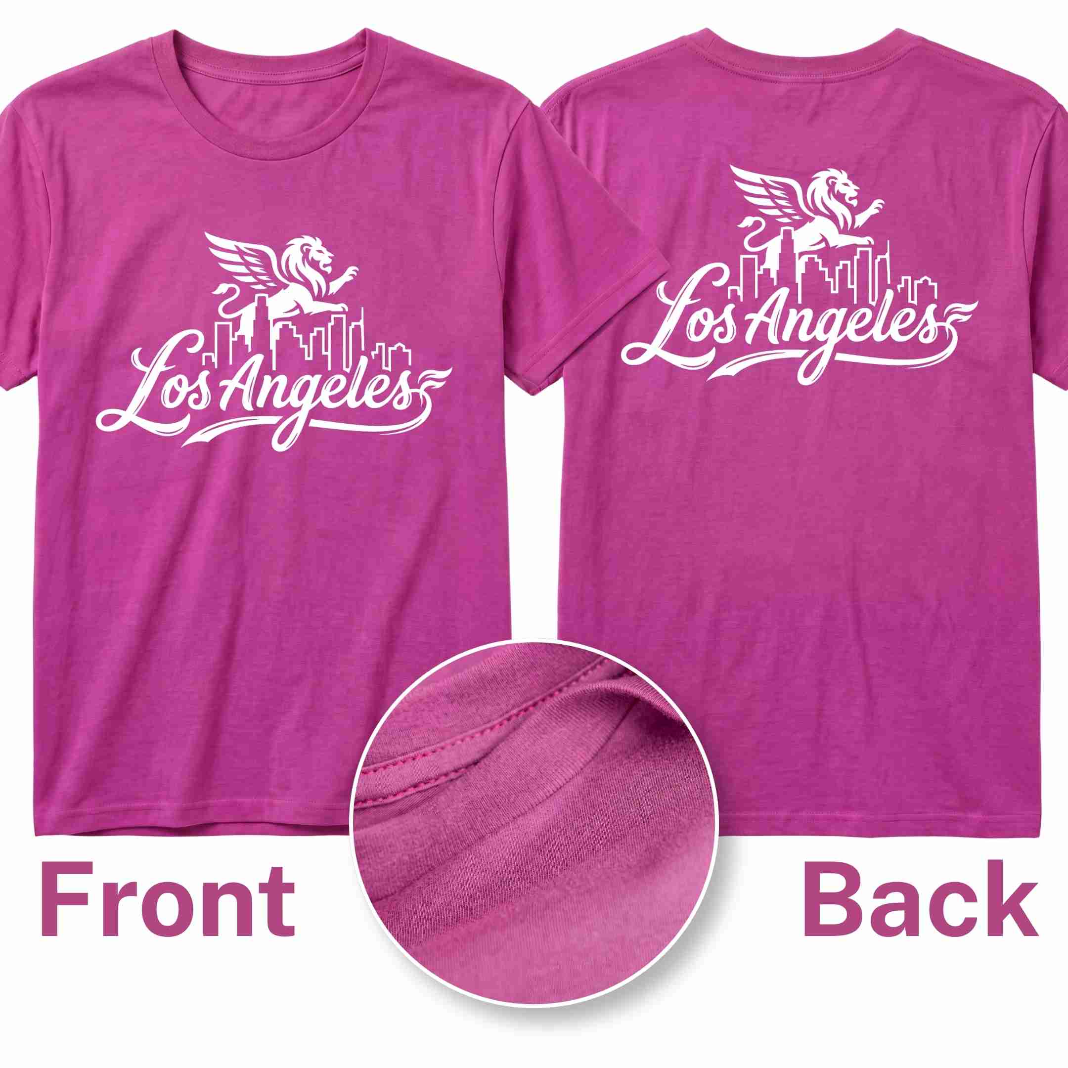 [ALL STATE] Baseball Tee 2026 - Los Angeles [Winged Lion] S Pink - GAMEDEI