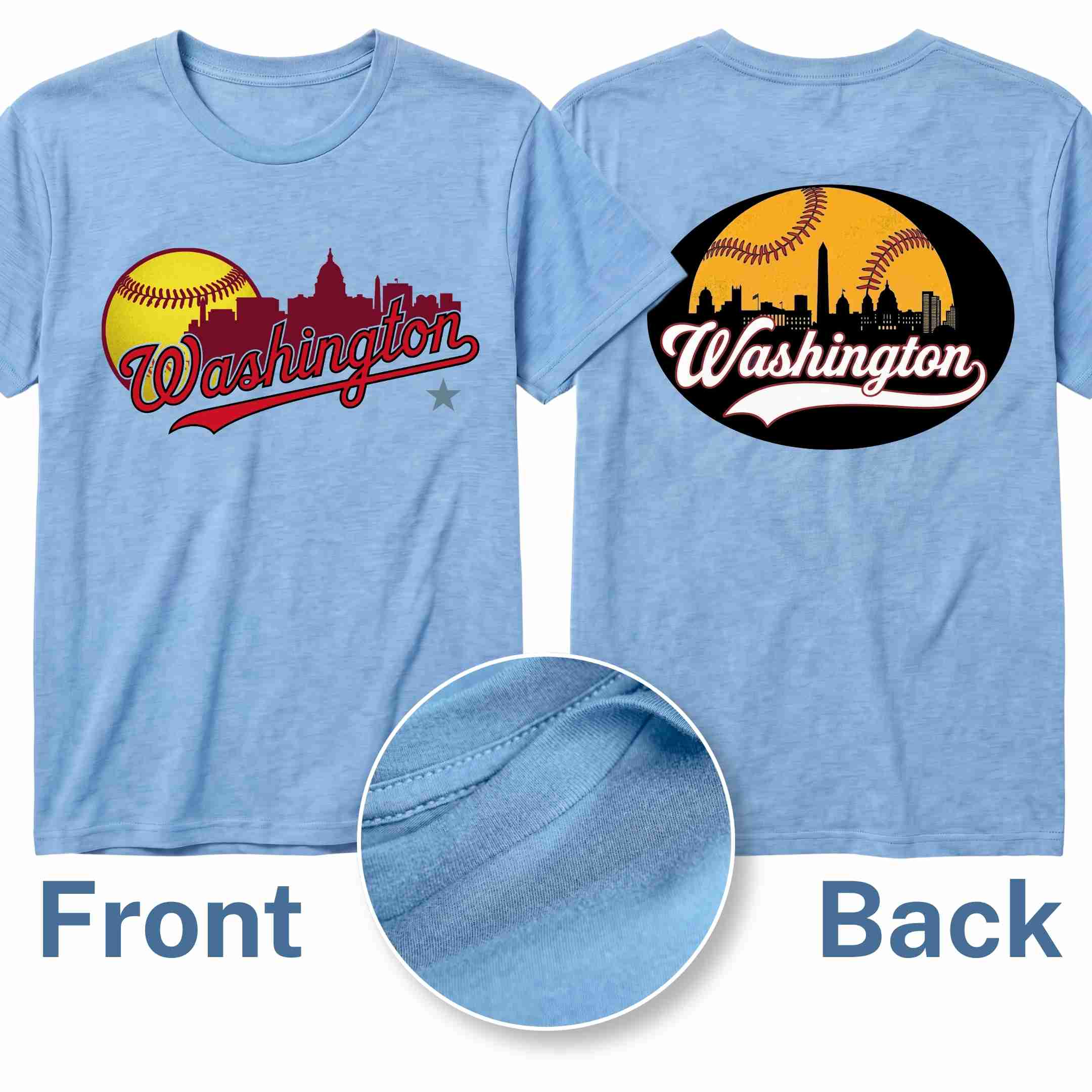[ALL STATE] Baseball Tee 2026 - Washington N1 S Sky - GAMEDEI