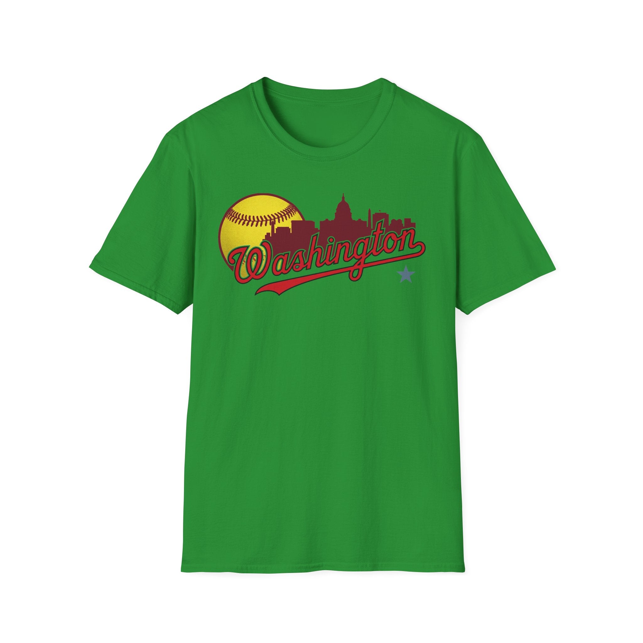 Washington Baseball Tee 2026 - N1 - Colorful, printed on both the front and back.