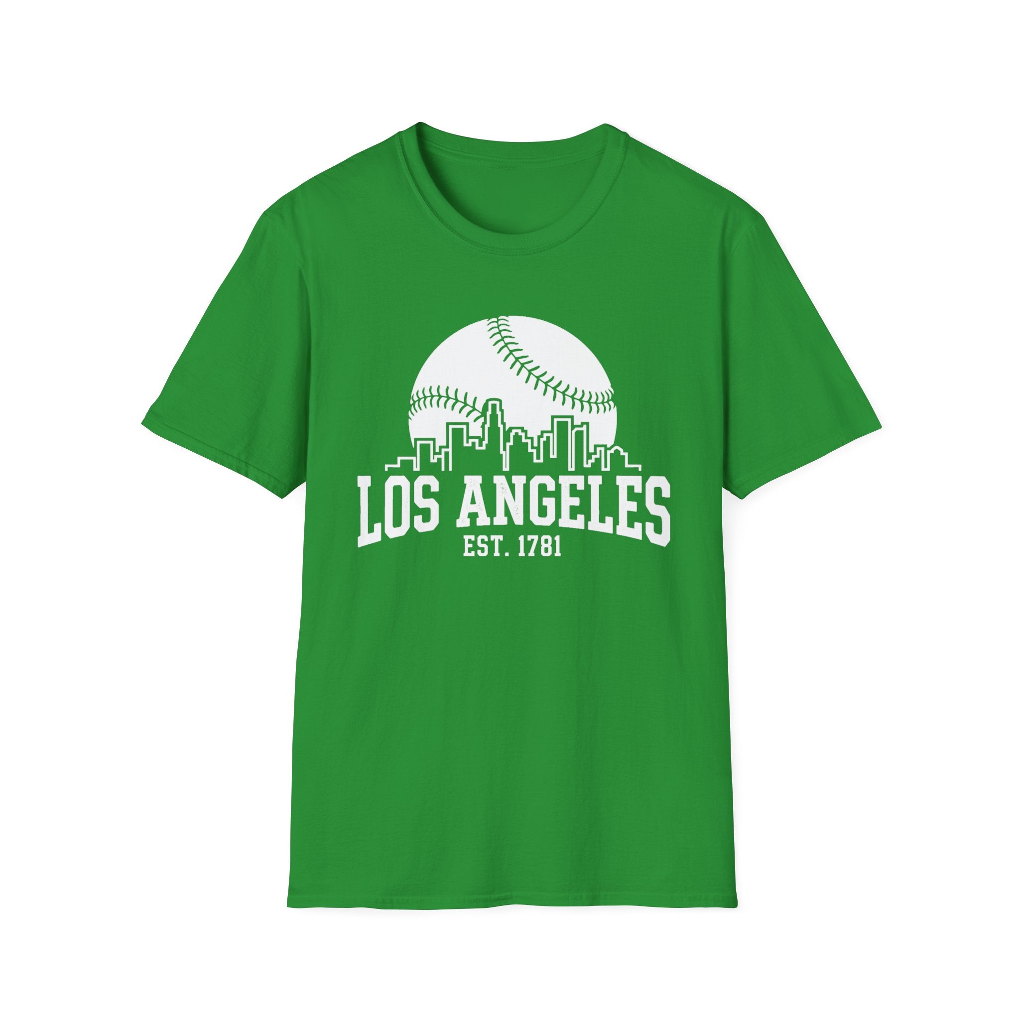 Los Angeles [Skyline] N1 Baseball Tee 2026 - Colorful, printed on both the front and back