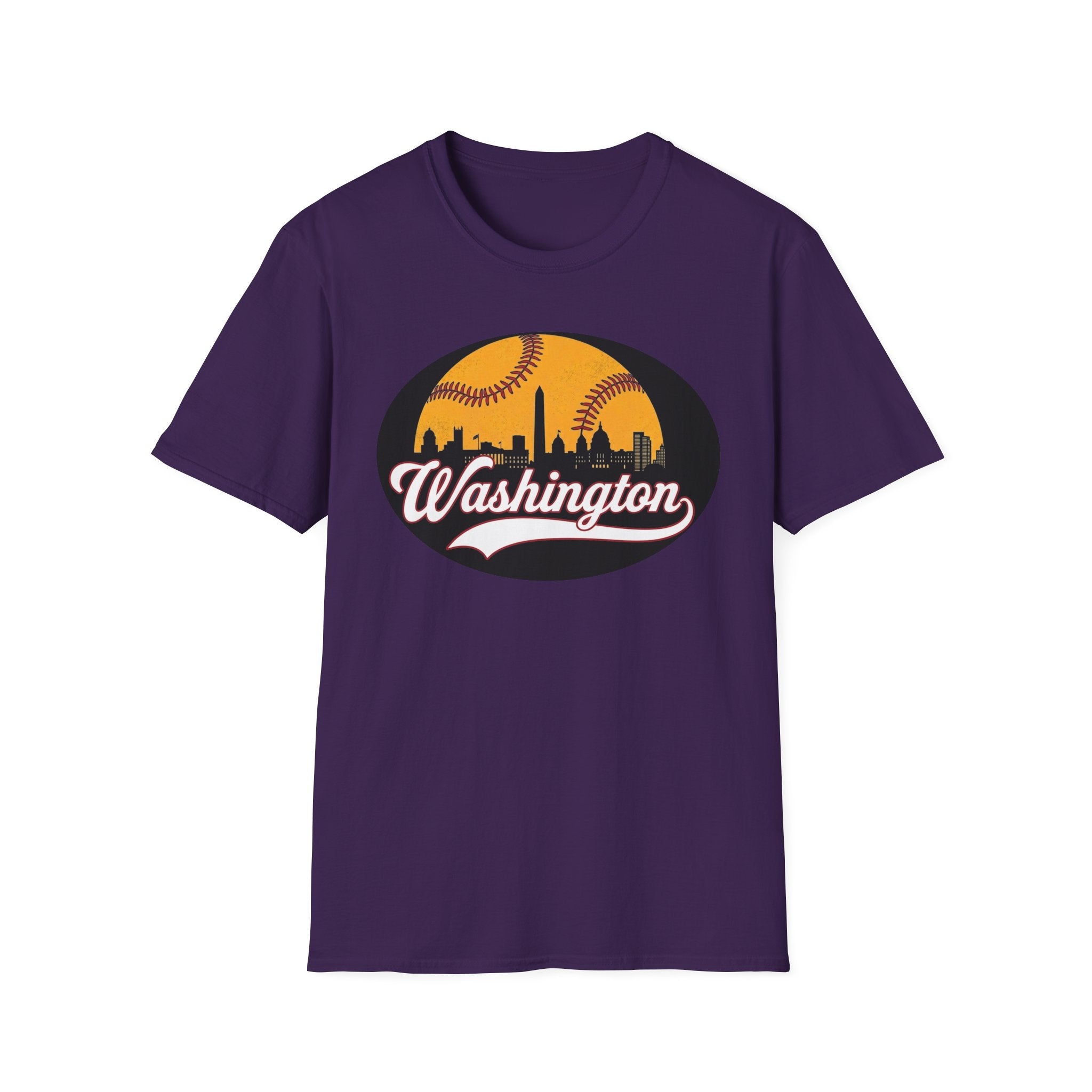 Washington Baseball Tee 2026 N2 - Colorful, printed on both the front and back.