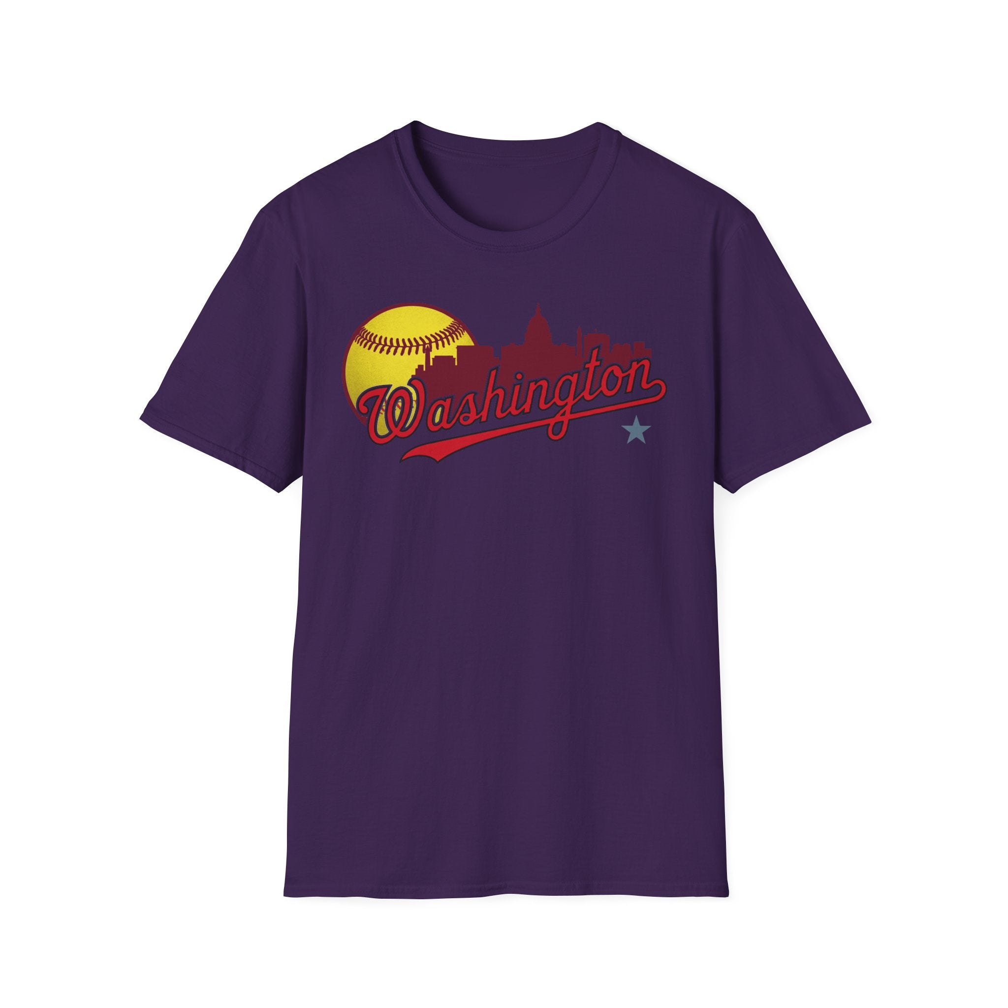 Washington Baseball Tee 2026 - N1 - Colorful, printed on both the front and back.