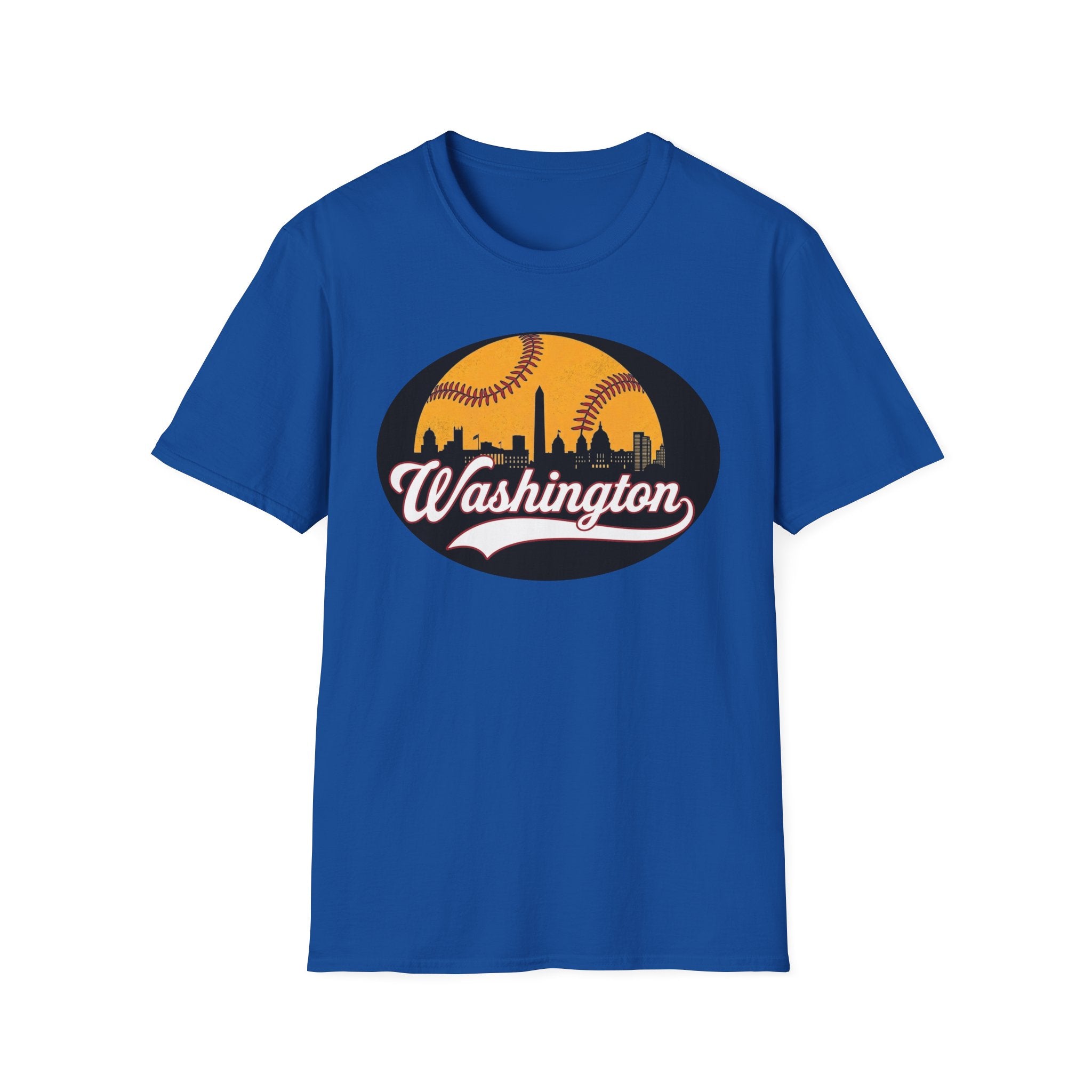 Washington Baseball Tee 2026 N2 - Colorful, printed on both the front and back.