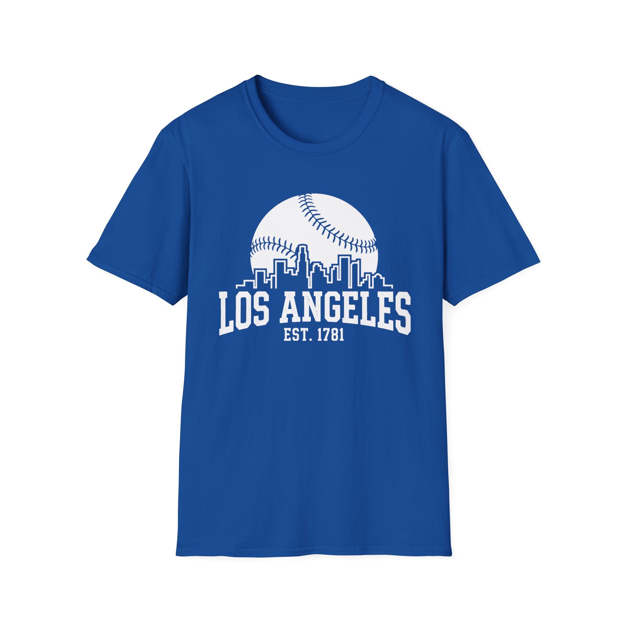 Los Angeles [Skyline] N1 Baseball Tee 2026 - Colorful, printed on both the front and back