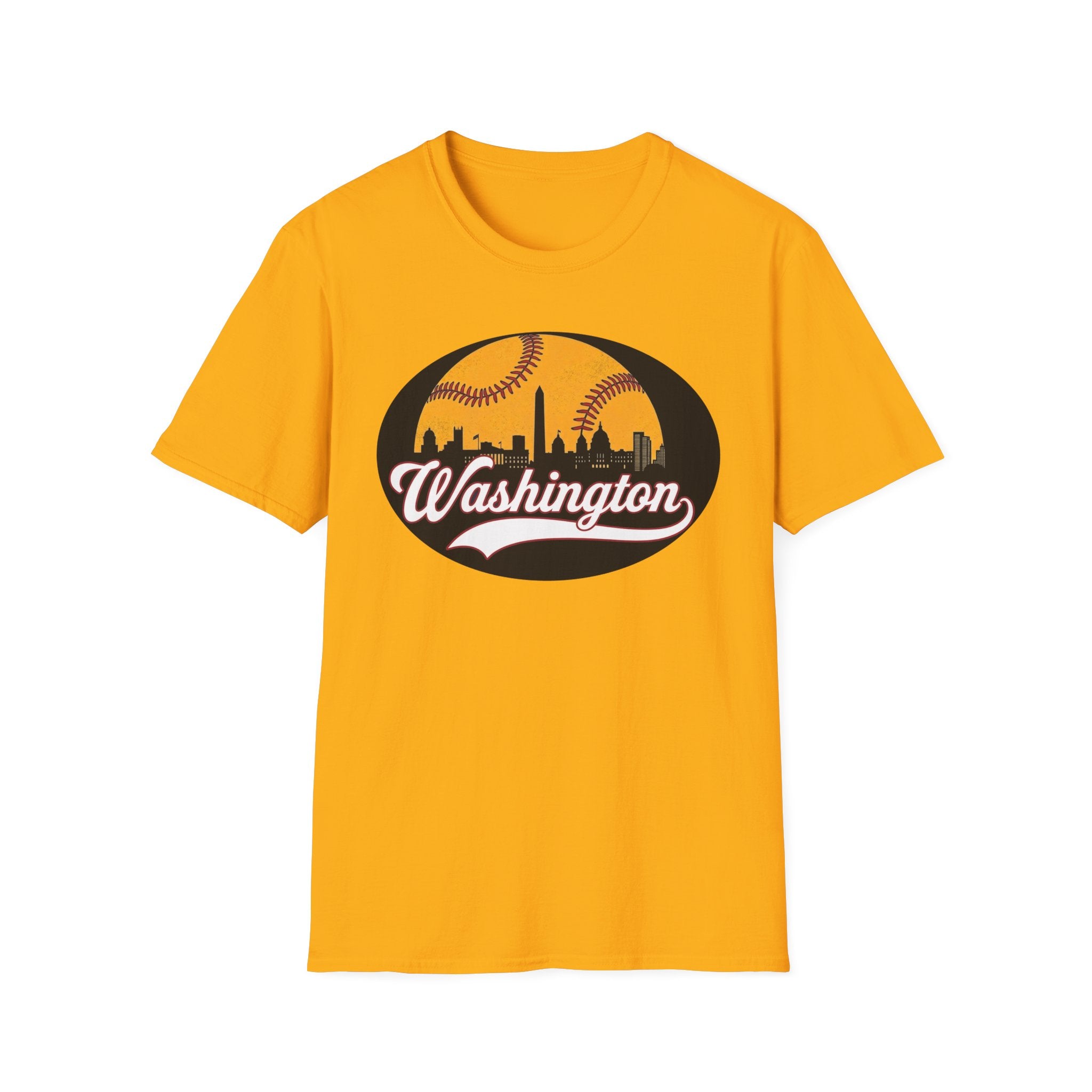 Washington Baseball Tee 2026 N2 - Colorful, printed on both the front and back.