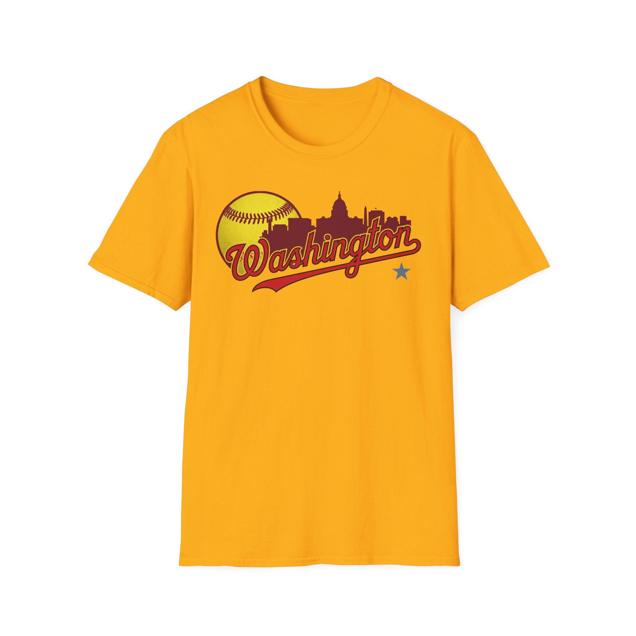 Washington Baseball Tee 2026 - N1 - Colorful, printed on both the front and back.