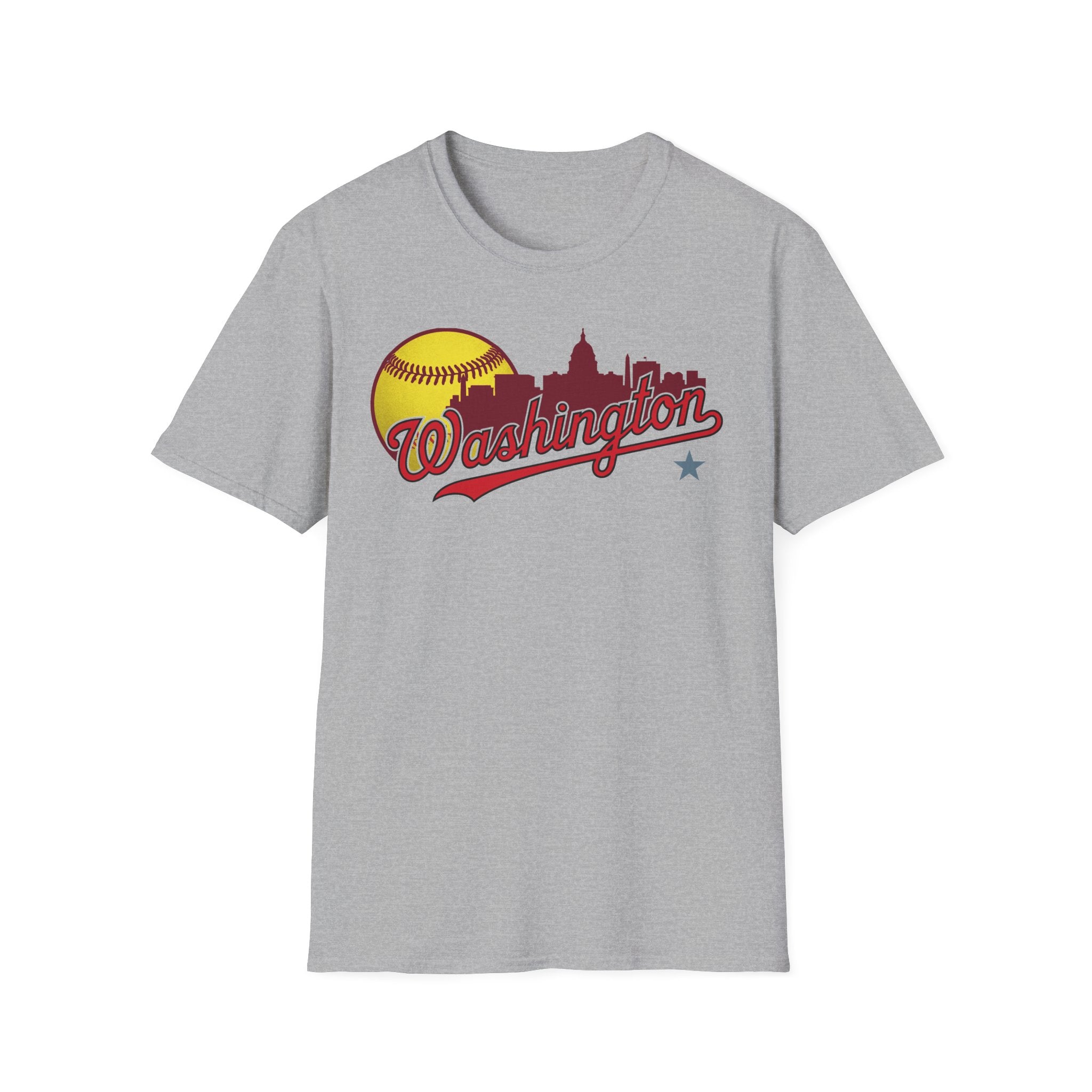 Washington Baseball Tee 2026 - N1 - Colorful, printed on both the front and back.