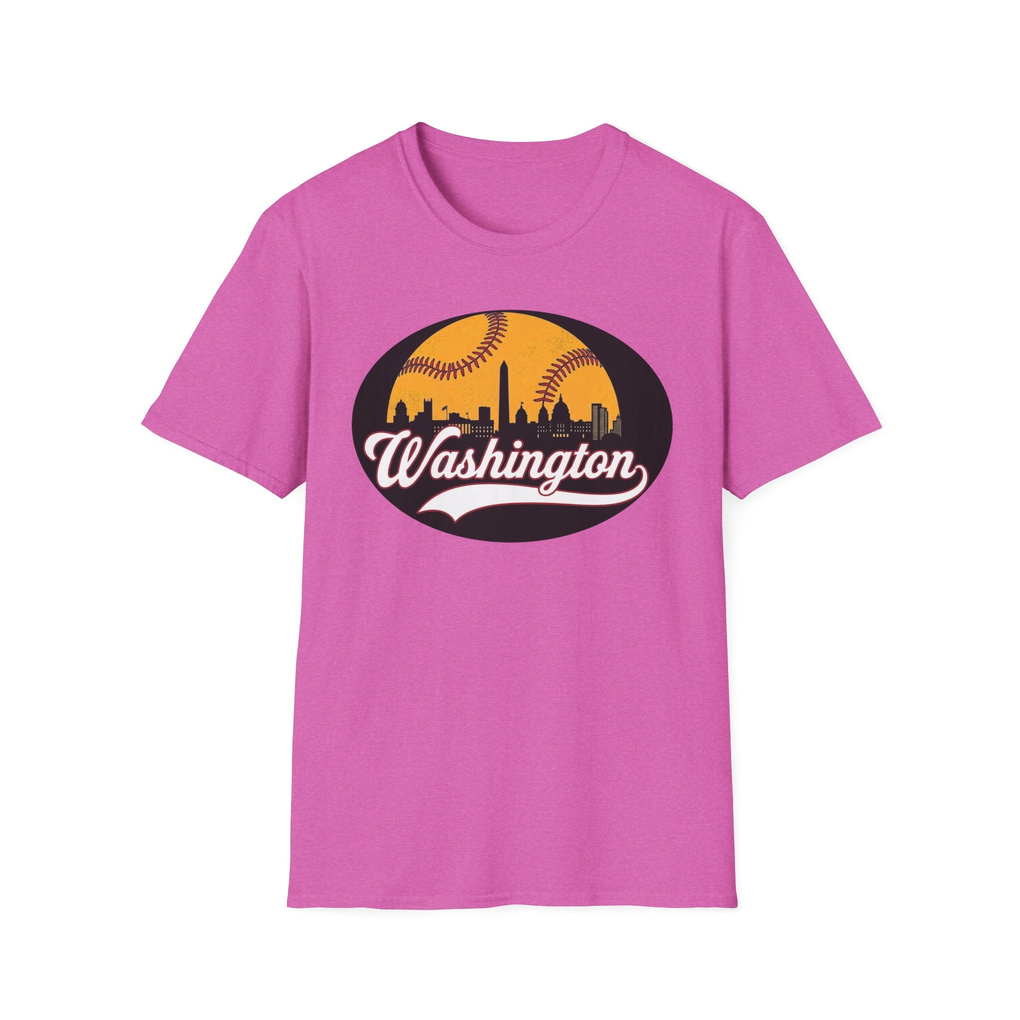 Washington Baseball Tee 2026 N2 - Colorful, printed on both the front and back.