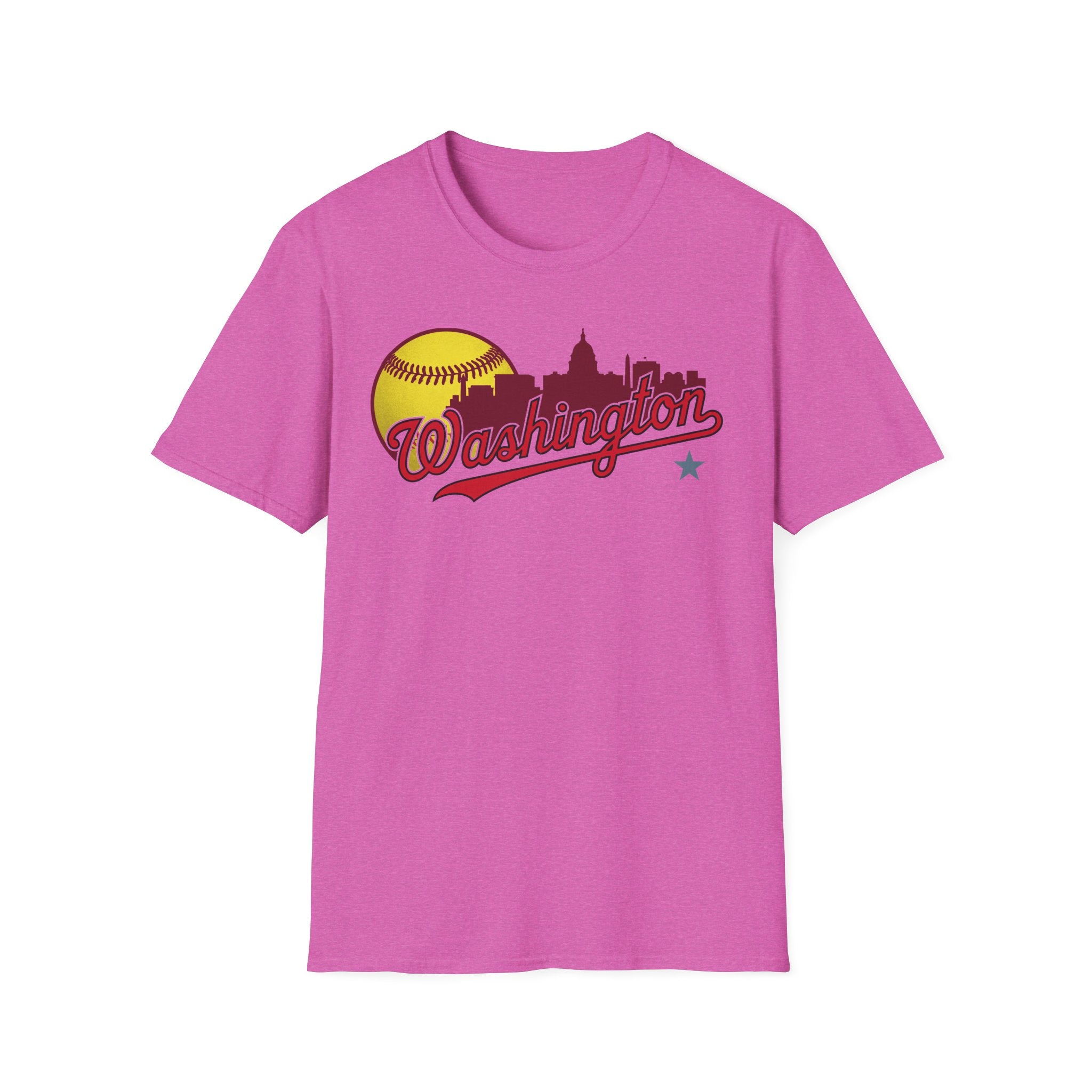 Washington Baseball Tee 2026 - N1 - Colorful, printed on both the front and back.