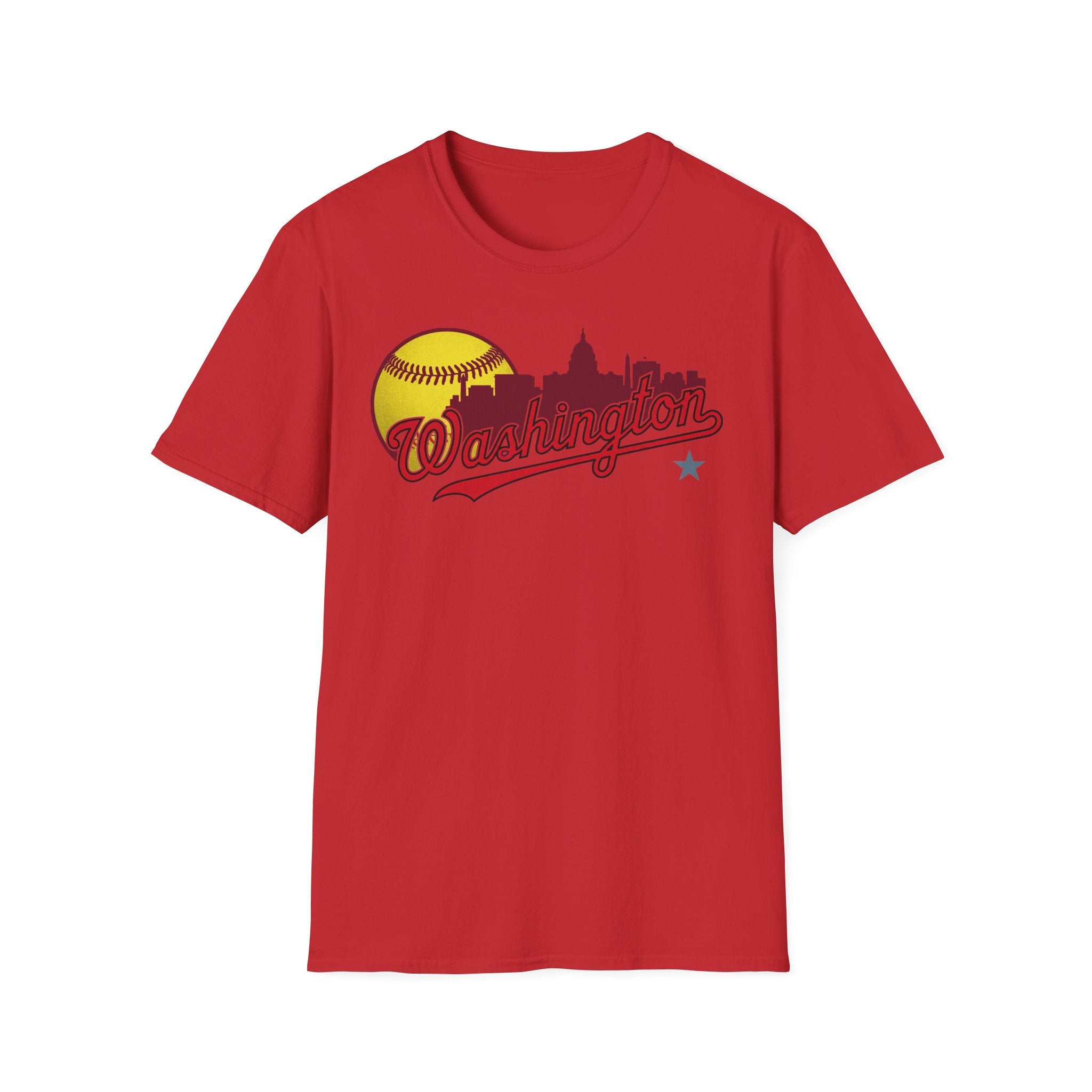Washington Baseball Tee 2026 - N1 - Colorful, printed on both the front and back.