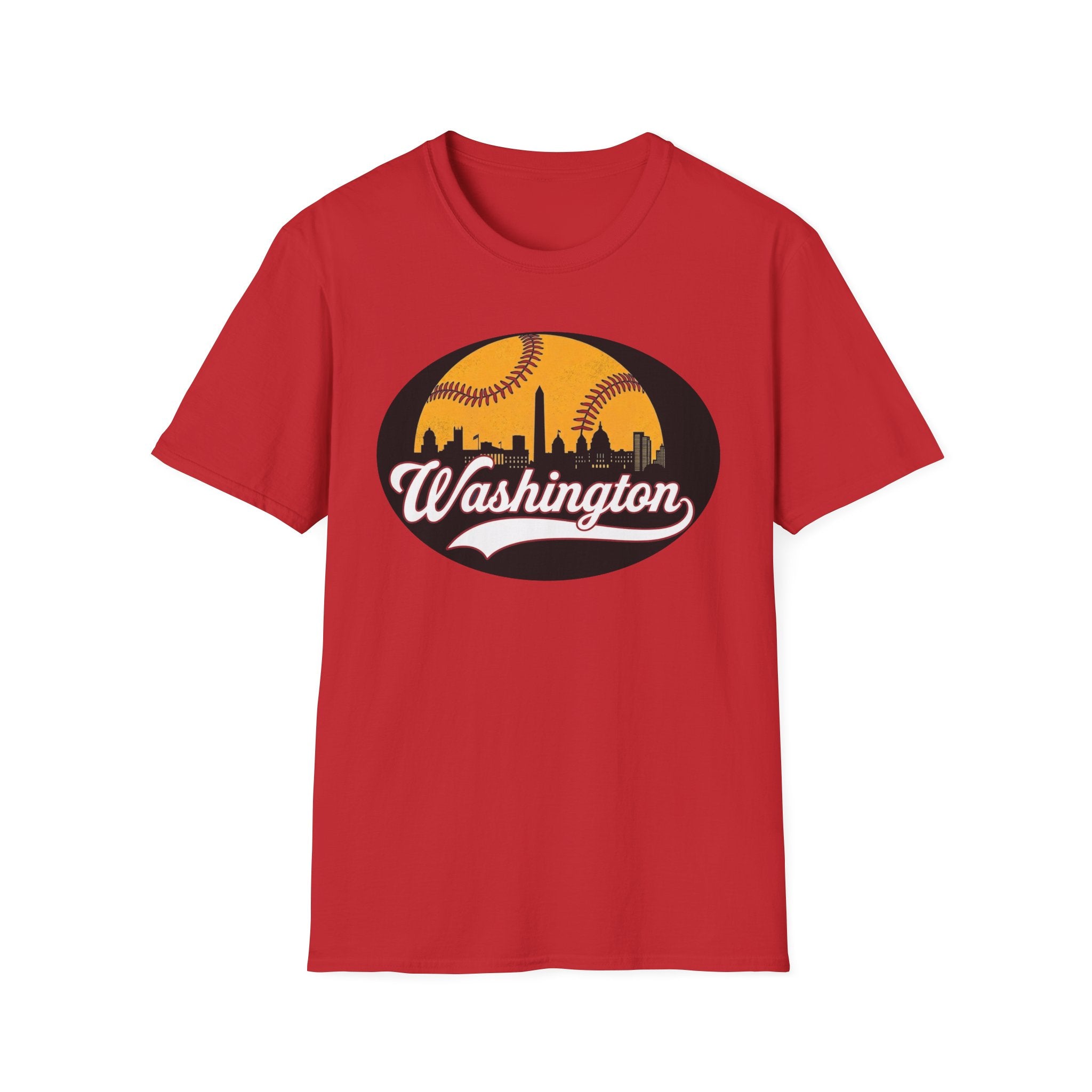 Washington Baseball Tee 2026 N2 - Colorful, printed on both the front and back.
