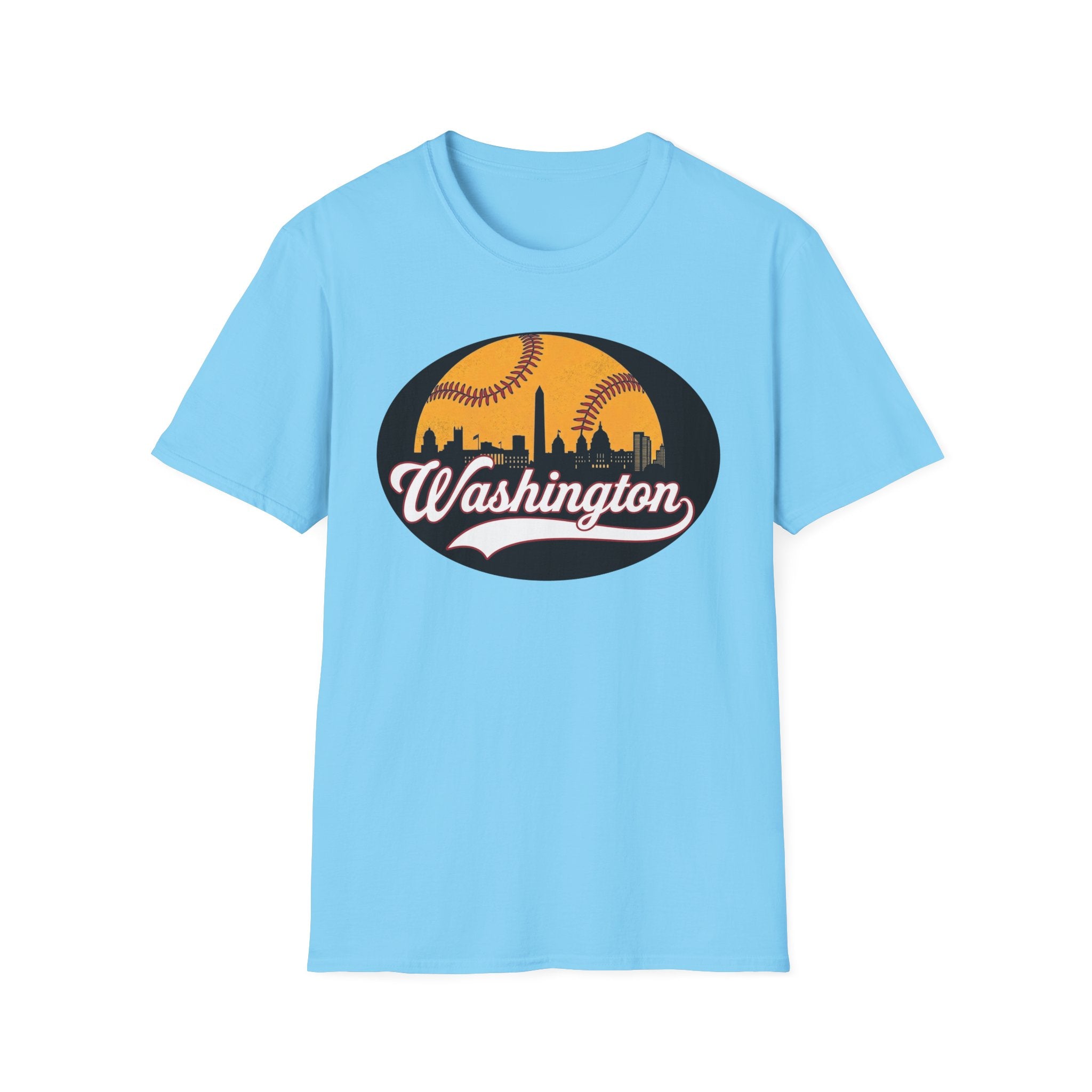 Washington Baseball Tee 2026 N2 - Colorful, printed on both the front and back.