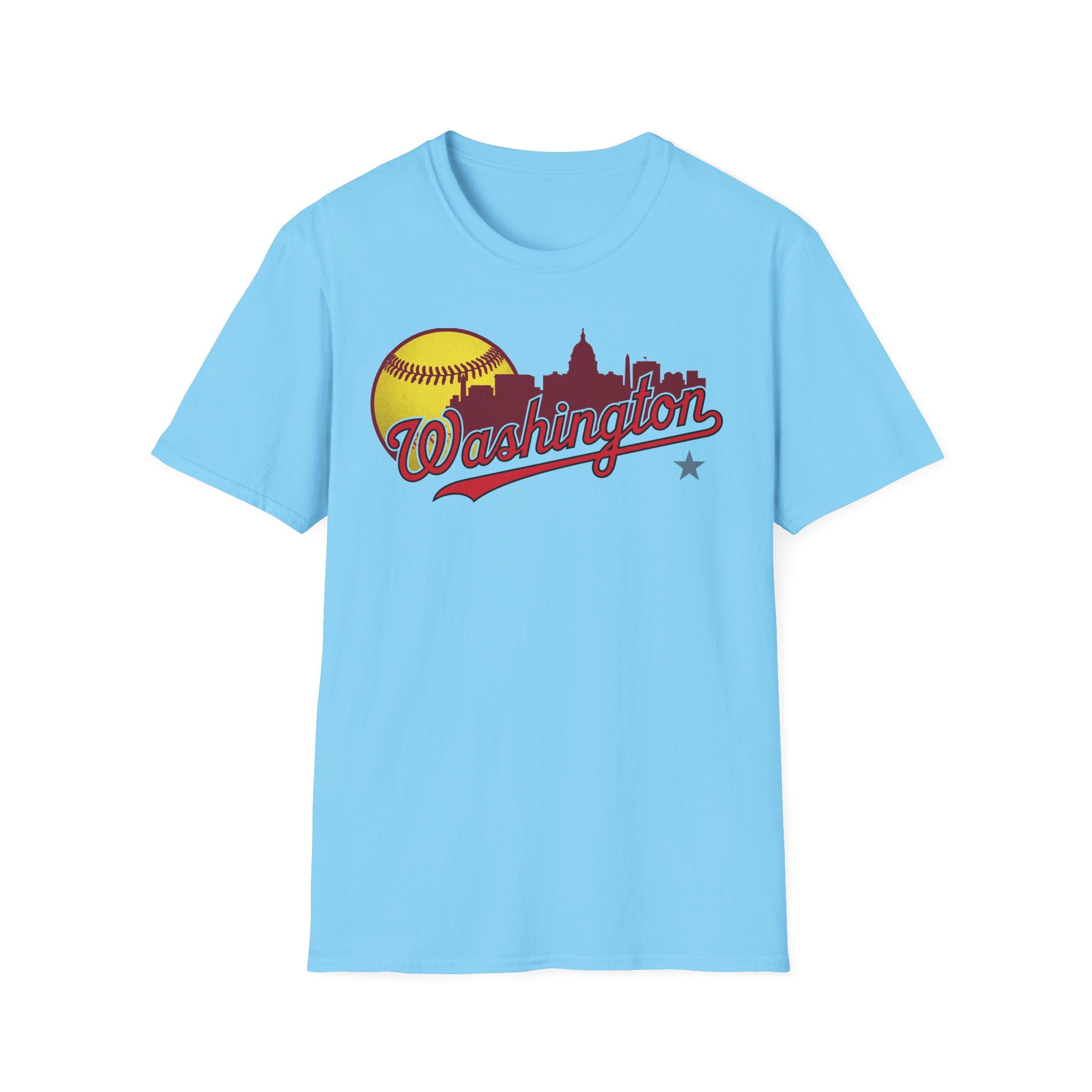 Washington Baseball Tee 2026 - N1 - Colorful, printed on both the front and back.